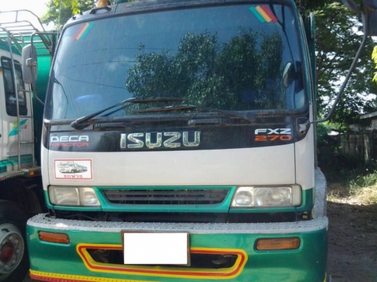 ขายสิบล้อ Isuzu Deca 270 แม่12ล้อ ปี 46 ยูโร 1 ดั้มเหล็ก ลูกพ่วงดั้ม 2คาน