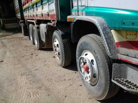 ขายสิบล้อ Isuzu Deca 270 แม่12ล้อ ปี 46 ยูโร 1 ดั้มเหล็ก ลูกพ่วงดั้ม 2คาน