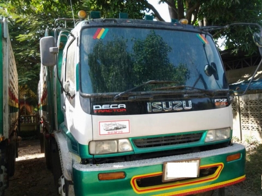 ขายสิบล้อ Isuzu Deca 270 แม่12ล้อ ปี 46 ยูโร 1 ดั้มเหล็ก ลูกพ่วงดั้ม 2คาน