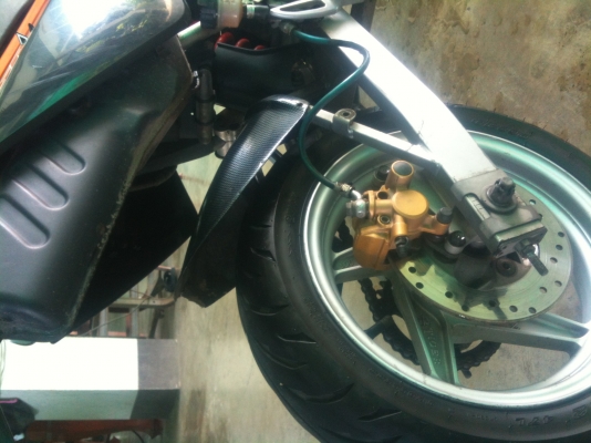 ขาย ksr  ปีเก่า แต่ใส่กรอบ new ksr ทะเบียนโอน ตามสภาพ 40000