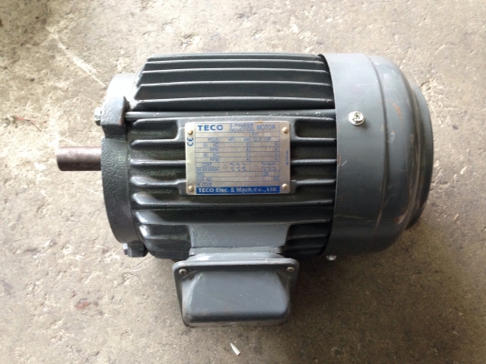 ขายมอเตอร์ Teco 2 HP. 1450 RPM. 380 V สภาพสวย พร้อมใช้งาน วิ่งนิ่ม
