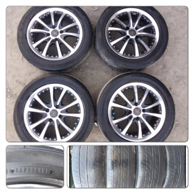 ขายแม็กมือ2 10ก้าน 15 ดำหน้าเงา 4รู100 แถม ยางราคา 5,300 บาทถูก