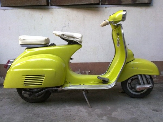 ขายเวสป้า สปริ้น หัวเหลี่ยม สีเขียวใบตอง 34,000