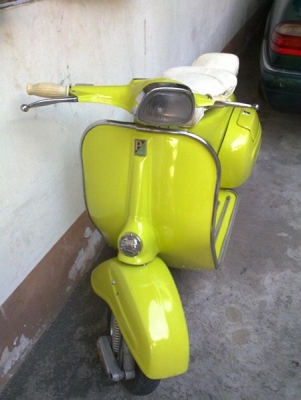 ขายเวสป้า สปริ้น หัวเหลี่ยม สีเขียวใบตอง 34,000