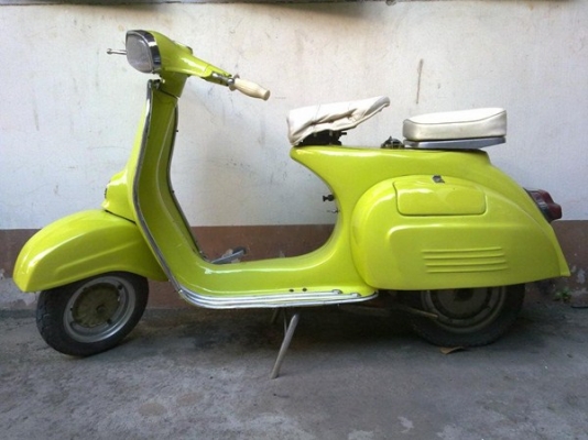 ขายเวสป้า สปริ้น หัวเหลี่ยม สีเขียวใบตอง 34,000