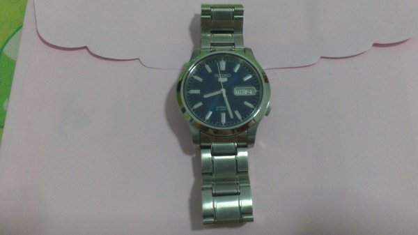 ขอขาย นาฬิกา SEIKO 5 auto หลังเปลือย จาก japan ไม่ค่อยได้ใส่