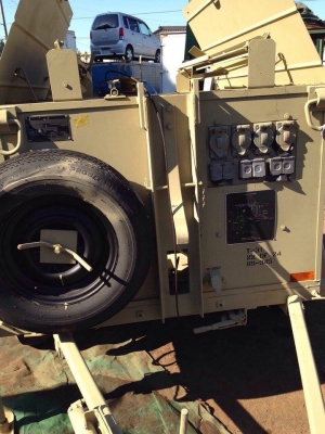 เทรลเลอร์ปั่นไฟสนาม โล๊ะจากกองทัพญี่ปุ่น