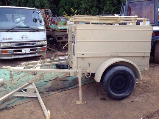 เทรลเลอร์ปั่นไฟสนาม โล๊ะจากกองทัพญี่ปุ่น