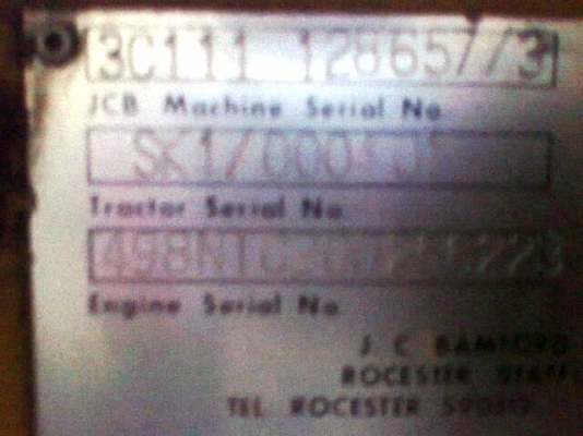 รถตักหน้า ขุดหลัง JCB 3C 111  รถใช้งานปกติ