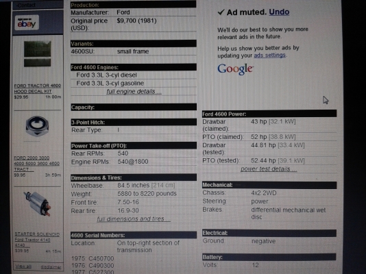 ขายแล้วรถไถฟอร์ด4000 เครื่อง3สูบ เพลาเดียว เก่านอกสวยมากรถเดิมๆ