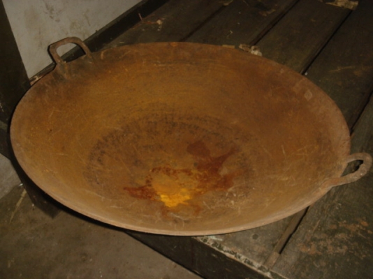 ขายกระทะใบบัว 2 ใบ