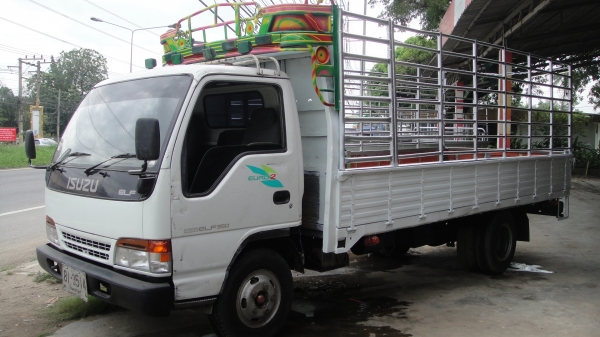 ISUZU NPR หัวการ์ตูน เครื่อง4HF1(135แรง) รถสีเดิมๆสวยจัด
