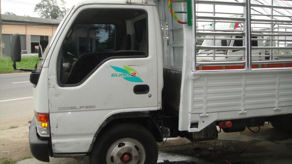 ISUZU NPR หัวการ์ตูน เครื่อง4HF1(135แรง) รถสีเดิมๆสวยจัด