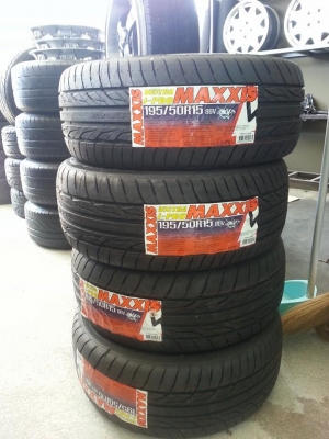 ขายยางใหม่ MAXXIS I-PRO 195/50/15 ปี13 ชุดละ 8,000 บาท