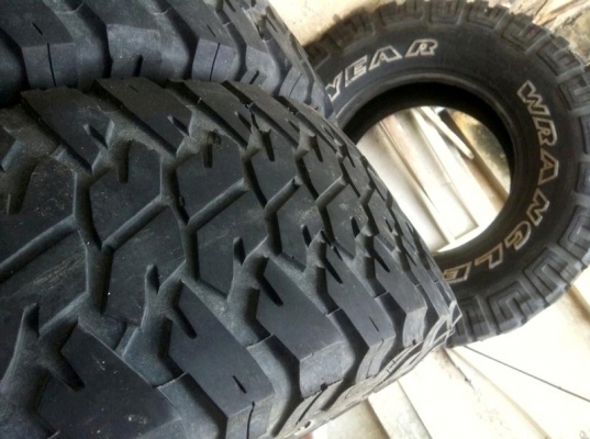 ขายยางMud Goodyear Wrangler 31 10.5 r15  มี2เส้น เส้นละ 500บาท