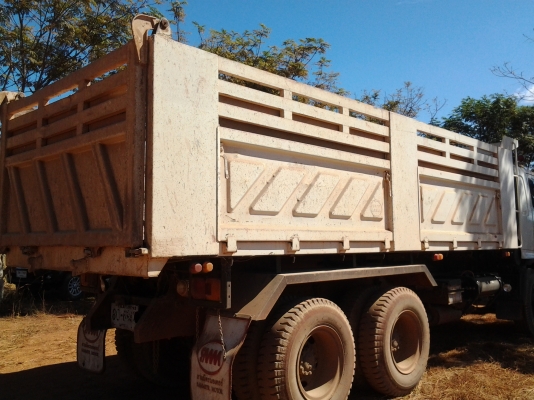 HINO MEGA FM8J ดั้มสามิตรห้างแท้ปี54 หัว500 URO3 เบรคทิฟี่ เครื่อง251เทอโบ ยางใหม่10 เส้น สีเดิมบาง