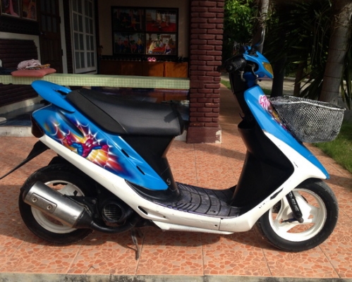 ***ขาย Honda dio af28สภาพเครื่องดี พร้อมใช้ ไมล์ขาวไฟหน้าเหลือง***