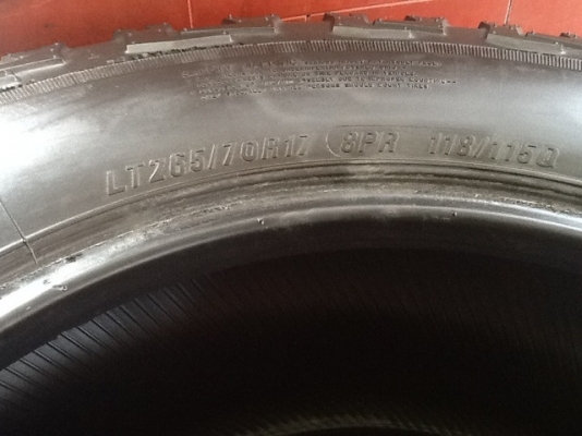 ขายยาง Maxxis Bighorn 265 x 70 x 17 ........... สวยๆ เชิญครับ ขายยาง Maxxis Bighorn 265 x 70 x 17 ........... สวยๆ เชิญครับ