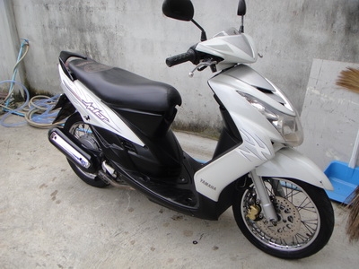 ขาย Yamaha Mio ZR 115สีขาวมุก ปี 50 ราคาย่อมเยา สนใจดูก่อนได้ครับ