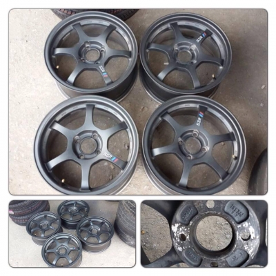 ขายแม็กมือ2 SSR ขอบ15 กว้าง 7 ออฟ 35 4 รู100 ราคา 6,900 บาทถูก