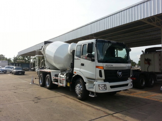 รถโม่ปูน Foton เครื่อง Cummins 340แรงม้า ราคาพิเศษ 2.xx