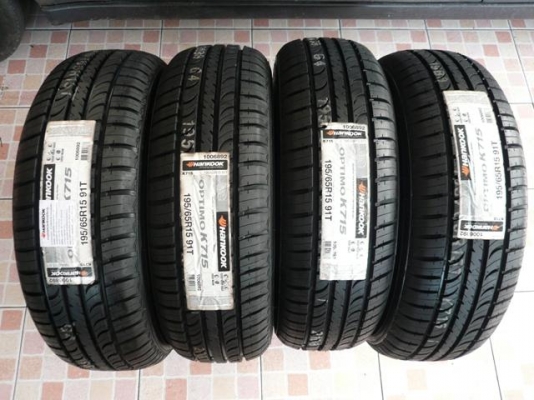 ขายยางใหม่ HANKOOK K715====195-65-15====(6,xxx.-)