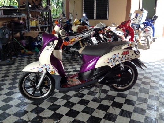 ขาย!!!ฟีโน่เกน้ำมันแยก ล้อแม็ก ปี55 รถเครื่องดีคับ มีเล่มทะเบียนครบ ภาษีไม่หมด