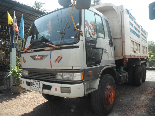 ขายรถ10 ล้อดัมพ์ HINO KT725 รถ 2 เพลา เครื่อง EH700 = 170 แรง กระบะดัมพ์เหล็ก คัชซีสวย ขับดี หัวไฮเทค