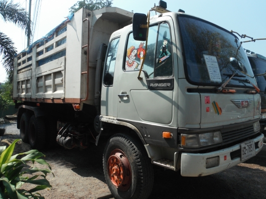 ขายรถ10 ล้อดัมพ์ HINO KT725 รถ 2 เพลา เครื่อง EH700 = 170 แรง กระบะดัมพ์เหล็ก คัชซีสวย ขับดี หัวไฮเทค