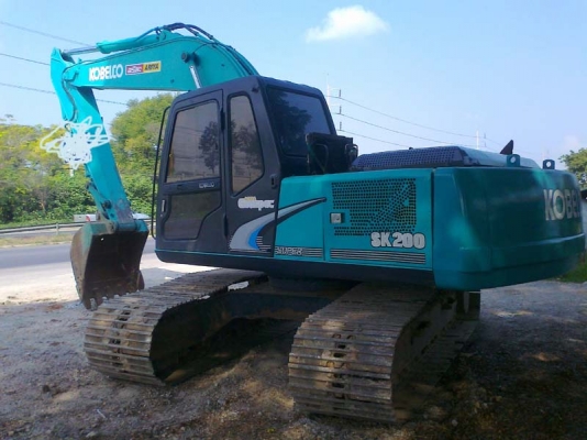 Kobelco sk200 Mark III SN:1xxxx Up กรองเดี่ยวดูแลดีสีเป็น sk200 Mark 6 ไฟฟ้าเต็ม ล่างเต็ม เอกสารพร้อม