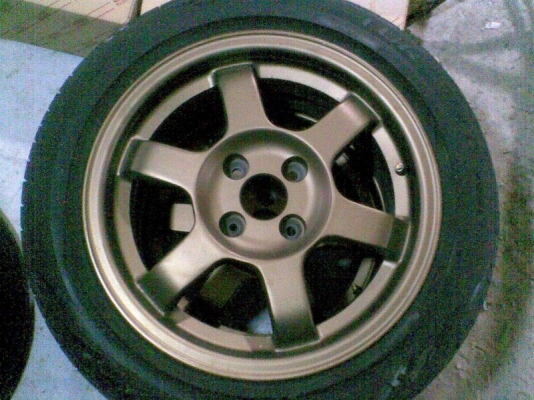 ขายล้อแม็กพร้อมยาง ขอบ 15 นิ้ว 4รู100 1ชุด