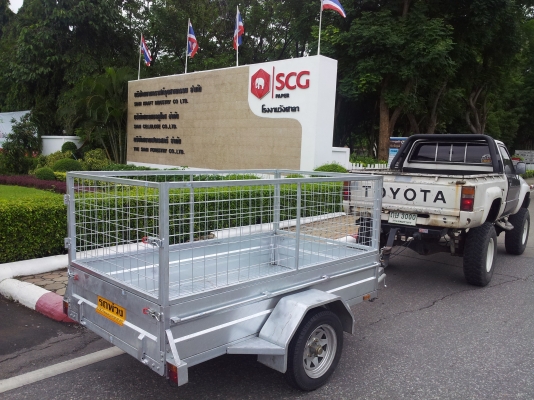 รถพ่วงเอนกประสงค์บรรทุก การเกษตรสวนปลาม์ สวนยาง