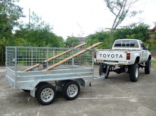 รถพ่วงเอนกประสงค์บรรทุก การเกษตรสวนปลาม์ สวนยาง