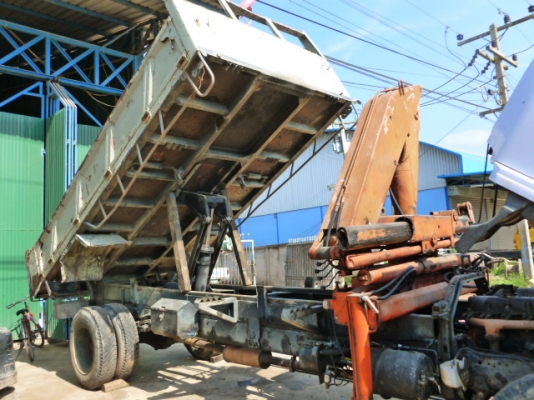 แสงฟ้าเต้นรถ///ขายรถ6ล้อFD176ดั้มติดเครน หัวไฮเทคนอก เครื่อง HO7C-เทอร์โบว์ เบรกทิฟฟี่