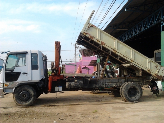 แสงฟ้าเต้นรถ///ขายรถ6ล้อFD176ดั้มติดเครน หัวไฮเทคนอก เครื่อง HO7C-เทอร์โบว์ เบรกทิฟฟี่