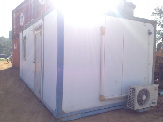 ขายตู้ออฟฟิต สภาพใหม่ มีแอร์ พัดลมระบาย เดินไฟ 2 จุด ครบทุกสิ่ง พร้อมใช้