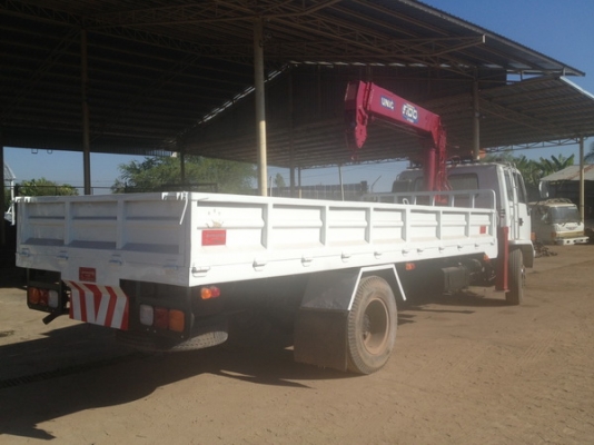 ขายด่วน ISUZU ROCKY ติดเครน 5 ตัน เครื่อง 6BD1 165 แรงม้า ทำใหม่ทั้งคันพร้อมทะเบียน