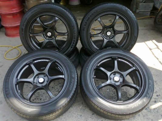 ล้อ RG2 ขอบ18 5รู114 หน้า8นิ้วทั้ง4วง พร้อมยาง คัมโฮ ปี11