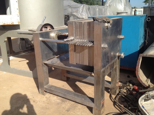 ขายเครื่องแยก กาก (Filter Press) สแตนเลส ราคาไม่แพง พร้อมใช้งาน ขายเครื่องแยก กาก (Filter Press) สแตนเลส ราคาไม่แพง พร้อมใช้งาน