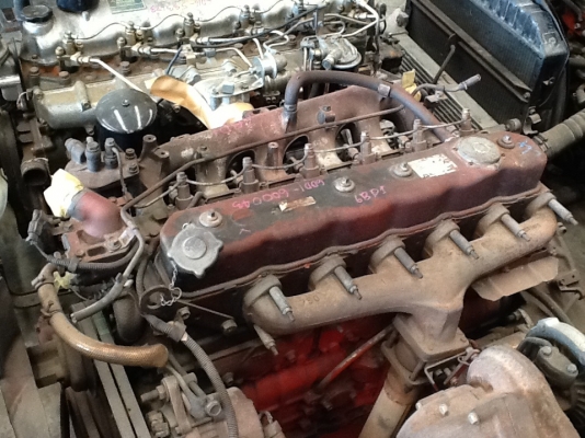 เครื่องยนต์ดีเชลอีซูซุ 165แรงม้า 6BD1สวยๆ เครื่องนอก