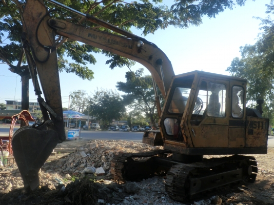 รถแบคโฮ ยี่ห้อ มิตซูบิซิ รุ่น MS110 เท่ากับPC 120 รถพร้อมใช้งาน