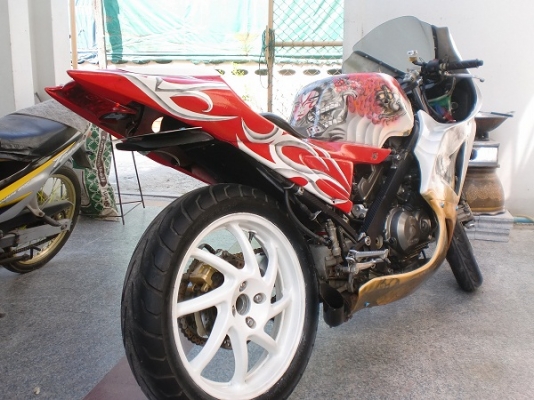 VFR400 แฟริ่งแต่ง มีเล่มเขียว เครื่องดี 52000 รถทะเบียนราคาอินวอย