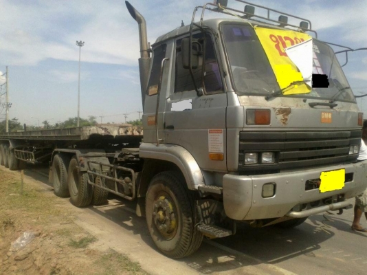 ขายด่วน!!! 10 ล้อ NISSAN UD หัวลาก 3 คาน CWM 431 ปี 2540 เครื่อง 290 แรงม้า (PF6) สีเท่า หัว+หาง (3 คาน 12 ล้อ) ขายตามสภาพ (พร้อมใช้งาน) 1,100,000 บาท