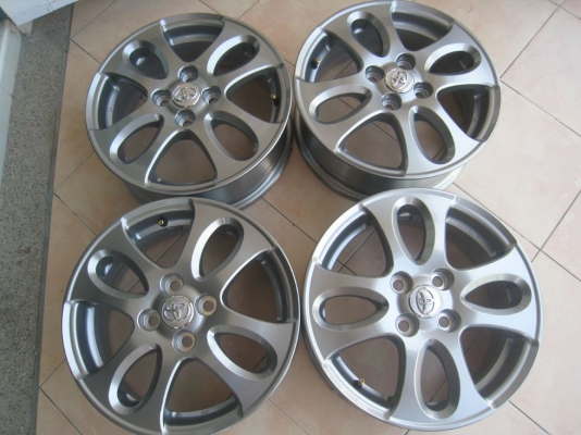 ขายล้อแม็ก TOYOTA VIOS ขอบ 15"x5.5" et 45 4รู100 (081-3747940)