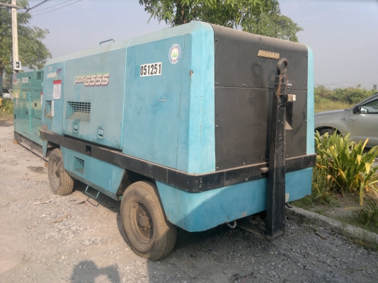 ขายเครื่องกำเนิดลม AIRMAN PDS655S ปี2000 , 4192ชม. นำเข้าจากญี่ปุ่นไม่เคยใช้ในไทย สภาพดีมาก ติดต่อ มานะ 085-9049669