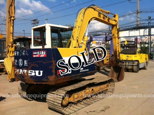 รถขุด PC60-6 บจก.สหสินอีควิปเม้นท์ โทร.081-5851880, 02-5168100-1 www.sahasinequipment.com