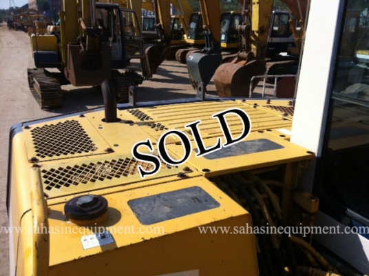 รถขุด PC60-6 บจก.สหสินอีควิปเม้นท์ โทร.081-5851880, 02-5168100-1 www.sahasinequipment.com