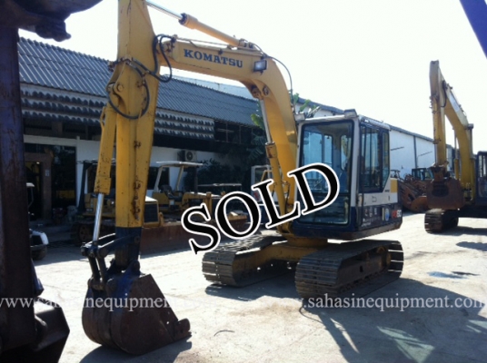 รถขุด PC60-6 บจก.สหสินอีควิปเม้นท์ โทร.081-5851880, 02-5168100-1 www.sahasinequipment.com