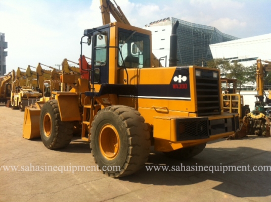 รถตัก WA300-1 บจก.สหสินอีควิปเม้นท์ โทร.081-5851880, 02-5168100-1 www.sahasinequipment.com