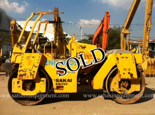 รถบด SAKAI SW750 บจก.สหสินอีควิปเม้นท์ โทร.081-5851880, 02-5168100-1 www.sahasinequipment.com